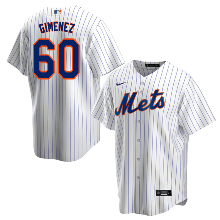 Nike Men #60 Andres Gimenez New York Mets Baseball Jerseys Sale-White